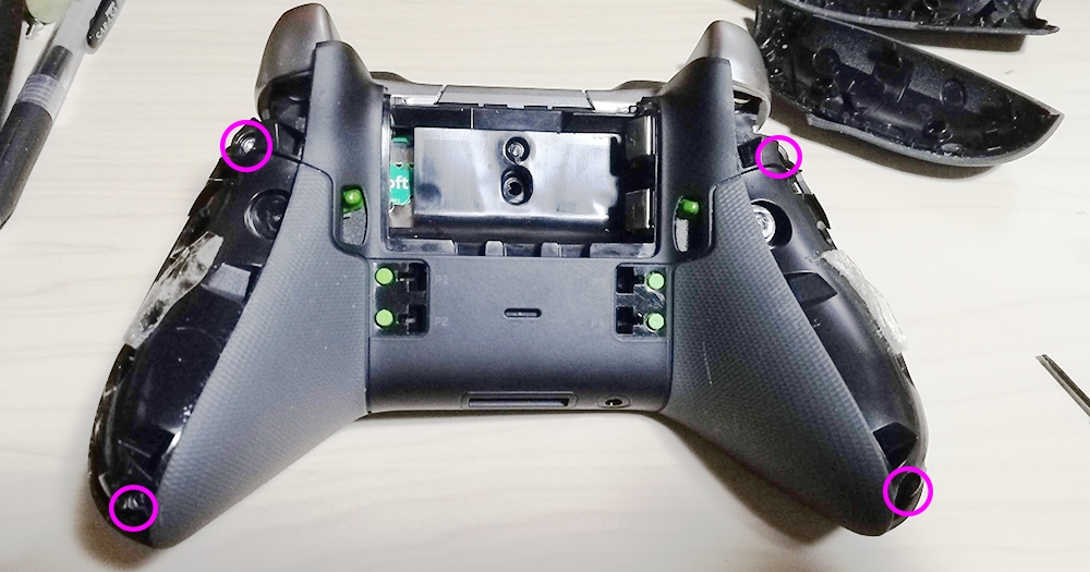 Xbox Elite ワイヤレスコントローラーの分解修理方法は意外と簡単 おっさんゲーマーどっとねっと