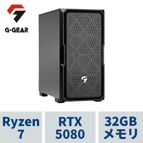eX.computer イーエックスコンピュータ ゲーミングPC G-GEAR GE7A-L257BH/NT1 Ryzen7 9800X3D /RTX5080 /32GBメモリ /2TB SSD /WiFi+Bluetooth対応|ツクモ公式通販サイト