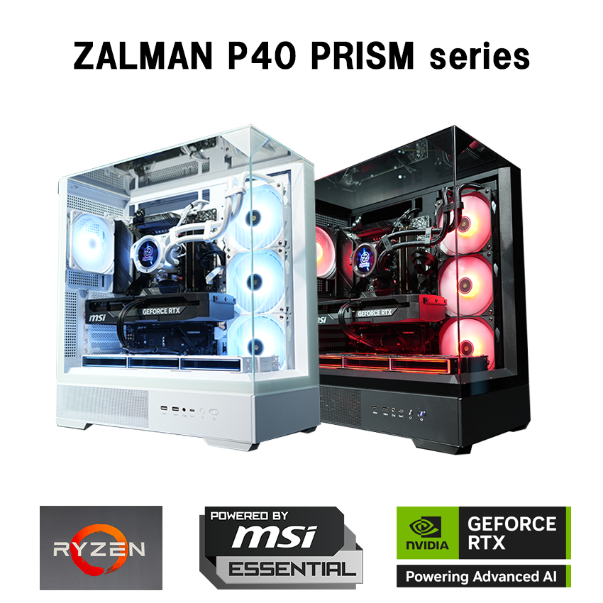 OZgaming P40 Prism Ryzen7 9800X3D RTX5080 ゲーミングPC